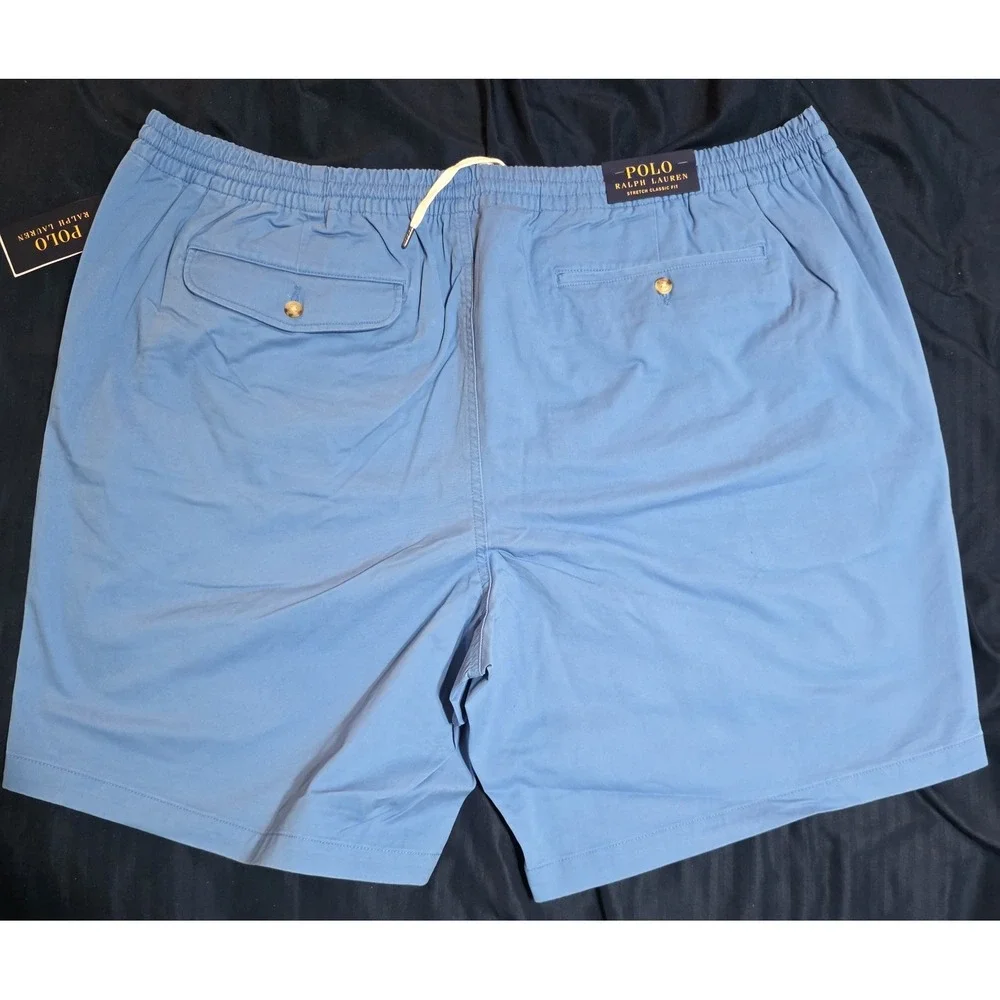 Polo Ralph Lauren Prepster Stretch Chino Shorts Blue Big & Tall Men's Size 4XB